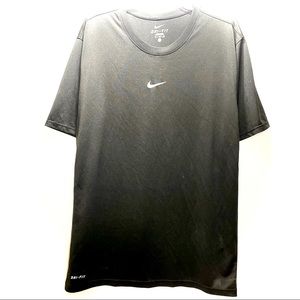 Nike Dri-FIT Training T-Shirt Mens Black Size XL Short Sleeve